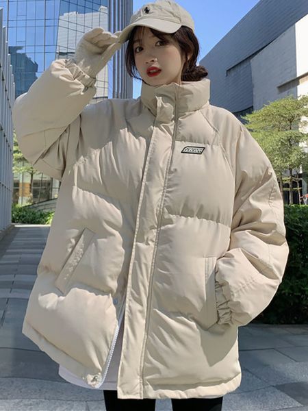 women's down parkas winter women's fashion trend korean thickened warm cotton padded loose hooded jacket student versatile bread c, Black
women's down parkas winter women's fashion trend korean thickened warm cotton padded loose hooded jacket student versatile bread c, Black