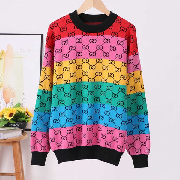 women's sweaters double g embroidery color contrast stripe round neck knit shirt small fragrance long sleeve coat temperament pullover, White;black
women's sweaters double g embroidery color contrast stripe round neck knit shirt small fragrance long sleeve coat temperament pullover, White;black