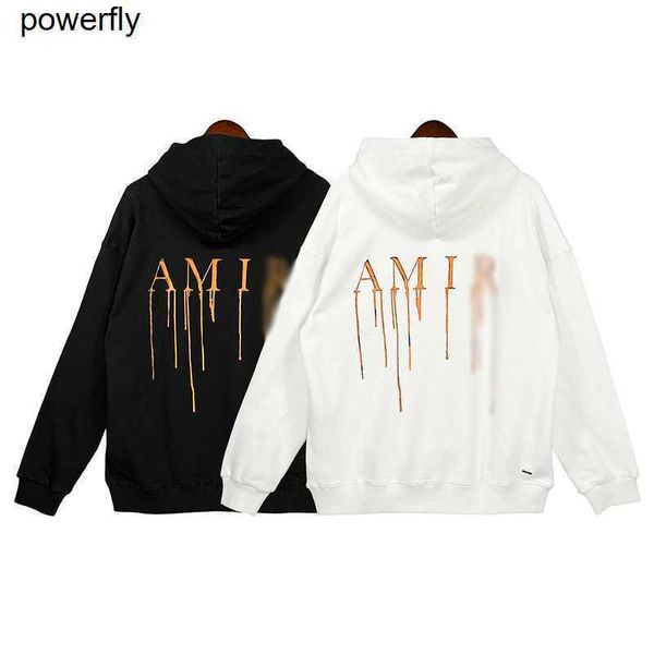 men's hoodies sweatshirts designer amirs autumn sweater new printing paint loop lovers fashion streetwear hoodie, Black 
men's hoodies sweatshirts designer amirs autumn sweater new printing paint loop lovers fashion streetwear hoodie, Black