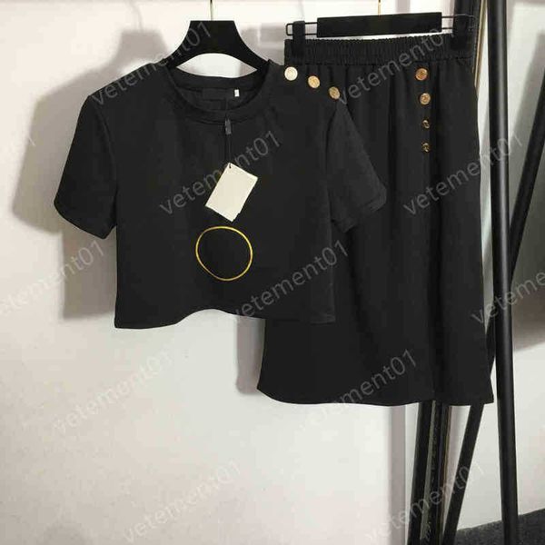 womens two piece dresses bronzing letter print short-sleeved t-shirt and high-waisted skirts 2 piece sets luxury designer dresses for women, White
womens two piece dresses bronzing letter print short-sleeved t-shirt and high-waisted skirts 2 piece sets luxury designer dresses for women, White