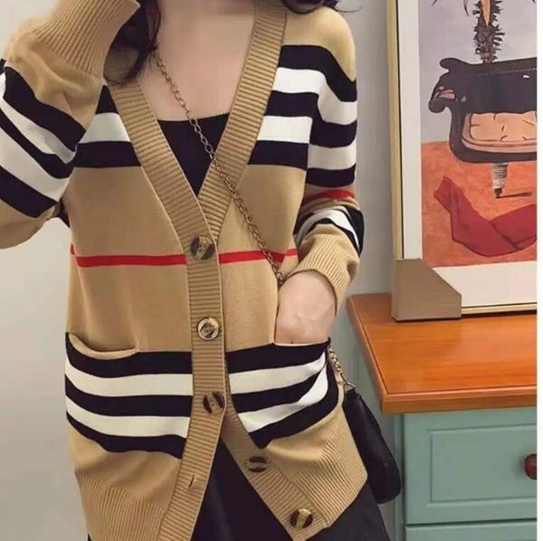 autumn womens sweaters plaid women sweater medium length knitted designer cardigan women's clothing, White;black
autumn womens sweaters plaid women sweater medium length knitted designer cardigan women's clothing, White;black