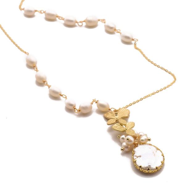 2022 new pendant necklace 925 sterling silver baroque pearl leaf plant pendant ins cool wind jewelry natural
2022 new pendant necklace 925 sterling silver baroque pearl leaf plant pendant ins cool wind jewelry natural
