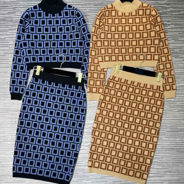 skirts womens two piece dress full letters knitted long sleeve dresses sets for women designer skirts charm ladies slim hip skirt, Black
skirts womens two piece dress full letters knitted long sleeve dresses sets for women designer skirts charm ladies slim hip skirt, Black