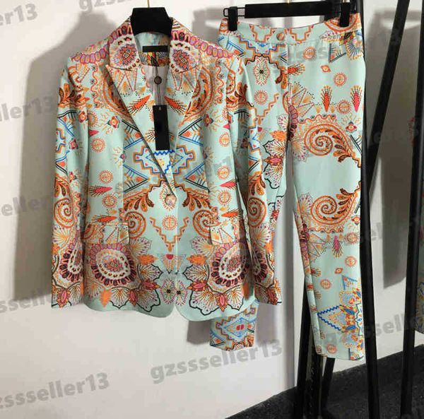womens two pieces pants vrs designer two-piece sets vintage print one button blazer jackets pants suit women clothing size s-xl 0912, White
womens two pieces pants vrs designer two-piece sets vintage print one button blazer jackets pants suit women clothing size s-xl 0912, White