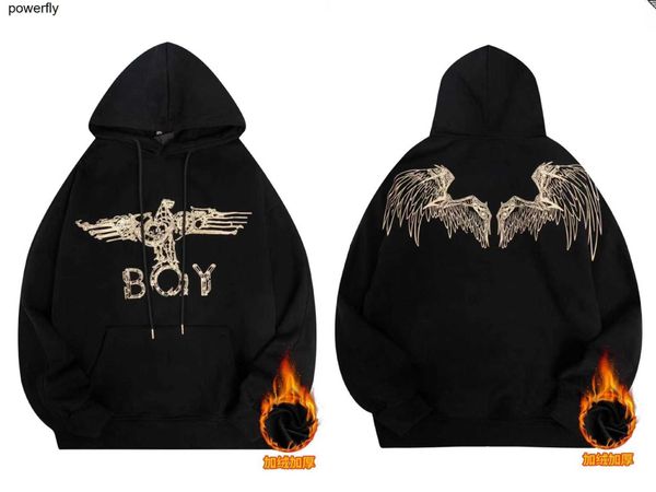 men's hoodies sweatshirts new designer boys winter wings loose male female couple sweater fashion streetwear hoodie, Black
men's hoodies sweatshirts new designer boys winter wings loose male female couple sweater fashion streetwear hoodie, Black