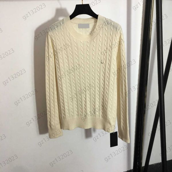 womens sweater letter-embroidered twist striped round collar pullover knit sweaters standard slim long sleeves wram knitwear gentle socialit, White;black
womens sweater letter-embroidered twist striped round collar pullover knit sweaters standard slim long sleeves wram knitwear gentle socialit, White;black