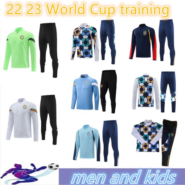 2022 2023 world cup national team tracksuit uruguay senegal men kids spain 22 23 half pull long sleeve soccer jersey football training suit, Black
2022 2023 world cup national team tracksuit uruguay senegal men kids spain 22 23 half pull long sleeve soccer jersey football training suit, Black