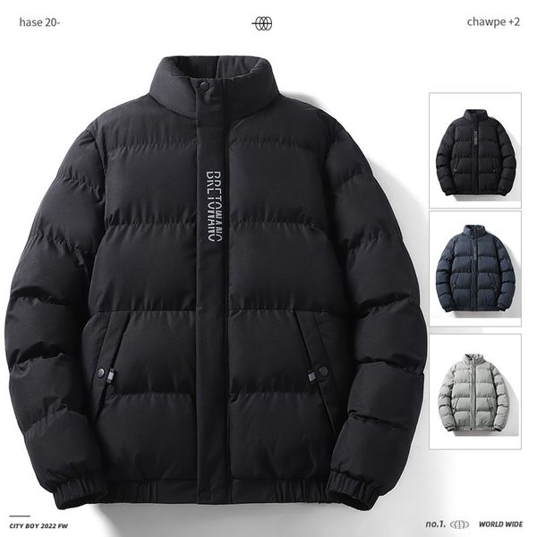 winter men's cotton padded clothes new style jacket fashion korean stand collar short and loose, Black
winter men's cotton padded clothes new style jacket fashion korean stand collar short and loose, Black