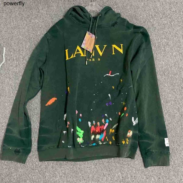 men's hoodies sweatshirts designer same lanvins co branded splash hoodie 2021 loose men women hoodie, Black
men's hoodies sweatshirts designer same lanvins co branded splash hoodie 2021 loose men women hoodie, Black