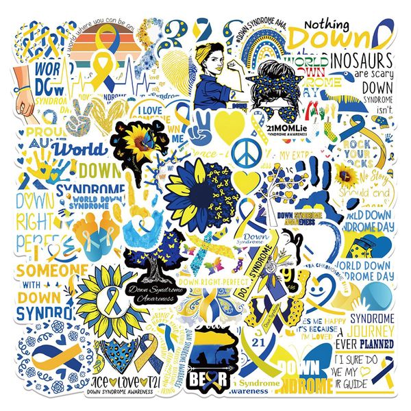 50pcs world down syndrome day sticker care of deformity graffiti stickers for diy luggage lapskateboard motorcycle bicycle stickers
50pcs world down syndrome day sticker care of deformity graffiti stickers for diy luggage lapskateboard motorcycle bicycle stickers