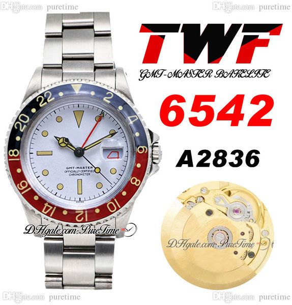 twf 6542 vintage gmt a2836 automatic mens watch 38mm coke bezel white stick dial red calendar oystersteel stainless steel bracelet super edi, Slivery;brown
twf 6542 vintage gmt a2836 automatic mens watch 38mm coke bezel white stick dial red calendar oystersteel stainless steel bracelet super edi, Slivery;brown