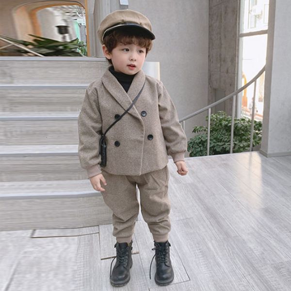 clothing sets kid boys spring and fall suit boys baby clothes set children's clothing casual pants 2 piece set formal wear 221125, White
clothing sets kid boys spring and fall suit boys baby clothes set children's clothing casual pants 2 piece set formal wear 221125, White