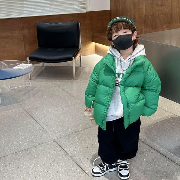 down coat children's down jacket winter products for boys korean version solid color down jacket warm coat 414 221125, Blue;gray
down coat children's down jacket winter products for boys korean version solid color down jacket warm coat 414 221125, Blue;gray