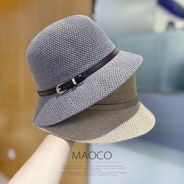 New European and American trend summer hat Women's sun air leather buckle fisherman foldable sunshade hat, Champagne
New European and American trend summer hat Women's sun air leather buckle fisherman foldable sunshade hat, Champagne