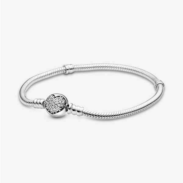 with original box bracelets snake chain women fits pandora authentic s925 sterling silver heart cz diamond pave charms bracelet birthday chr, Golden;silver
with original box bracelets snake chain women fits pandora authentic s925 sterling silver heart cz diamond pave charms bracelet birthday chr, Golden;silver