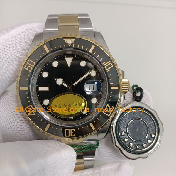 gold watches for men 43mm two-tone 18k yellow gold black dial ceramic bezel bracelet folding clasp v12 casual sport 904l steel cal.2813 move, Slivery;brown
gold watches for men 43mm two-tone 18k yellow gold black dial ceramic bezel bracelet folding clasp v12 casual sport 904l steel cal.2813 move, Slivery;brown