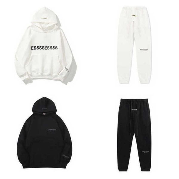 men's fashion luxury tracksuits sweatshirts letter esss hoodies men women sportswear pants suit hooded sweater casual pullover couple, Black
men's fashion luxury tracksuits sweatshirts letter esss hoodies men women sportswear pants suit hooded sweater casual pullover couple, Black