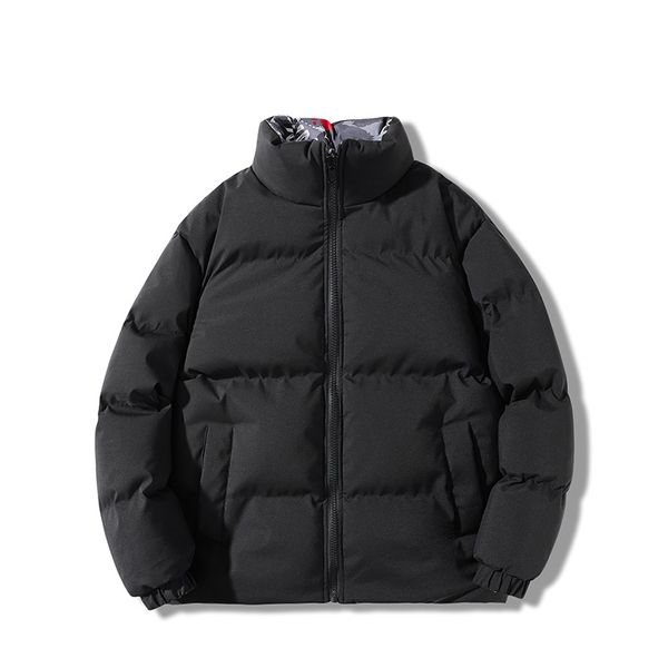 men's winter ins fashion jacket with down cotton on both sides thick size warm, Black
men's winter ins fashion jacket with down cotton on both sides thick size warm, Black