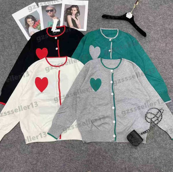 womens sweaters designer cardigan street fashion brand little red heart knitted cardigans round neck letter logo embroidery sweater jacket, White;black
womens sweaters designer cardigan street fashion brand little red heart knitted cardigans round neck letter logo embroidery sweater jacket, White;black
