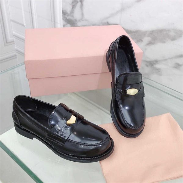 dress shoes miu lefu shoes women's 2022 autumn new round toe lacquer metal casual fashion slip shoes, Black
dress shoes miu lefu shoes women's 2022 autumn new round toe lacquer metal casual fashion slip shoes, Black