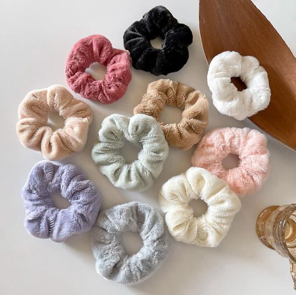plush scrunchies hairband hair accessories thick solid fuzzy scrunchy ponytail holder elastics hair ties christmas gift 12 colors dw6813, Slivery;white
plush scrunchies hairband hair accessories thick solid fuzzy scrunchy ponytail holder elastics hair ties christmas gift 12 colors dw6813, Slivery;white