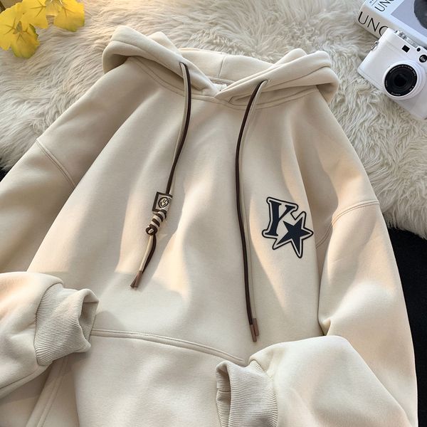 fleece women y2k vintage hoodies loose thicken winter warm harajuku pullovers fashion female sweatshirts, Black
fleece women y2k vintage hoodies loose thicken winter warm harajuku pullovers fashion female sweatshirts, Black