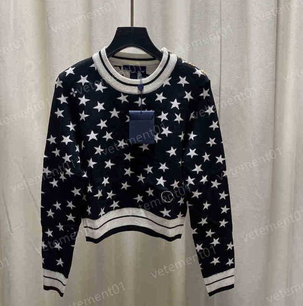 fashion womens sweaters pullover crew neck stripe panel long sleeve design sweater luxury brand designer sweaters women clothes 0912, White;black
fashion womens sweaters pullover crew neck stripe panel long sleeve design sweater luxury brand designer sweaters women clothes 0912, White;black