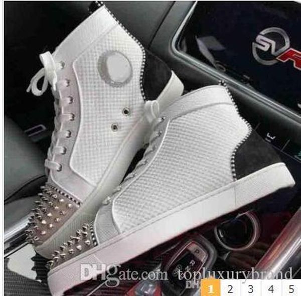 red-bottoms christians white sneakers mesh leather mens shoes high flats pik pik orlato men's flat new year gift brand xck, Black
red-bottoms christians white sneakers mesh leather mens shoes high flats pik pik orlato men's flat new year gift brand xck, Black