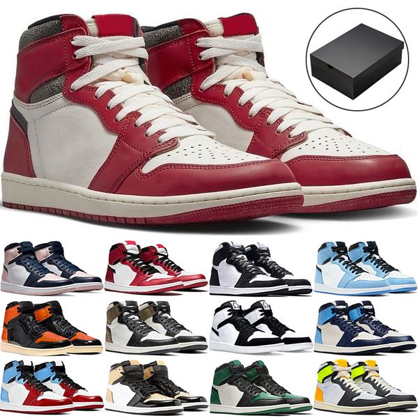 box men women high og 1s basketball shoes 1 retro chicago lost found gorge green stage haze diamond dark mocha patent bred panda university
box men women high og 1s basketball shoes 1 retro chicago lost found gorge green stage haze diamond dark mocha patent bred panda university