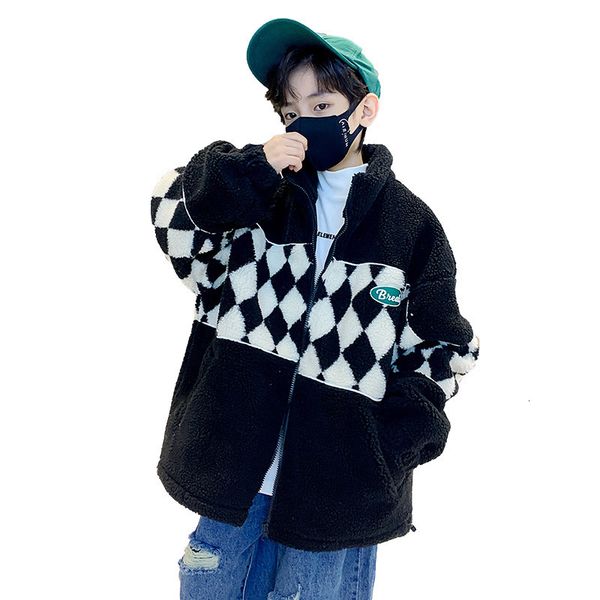 jackets boys coat cashmere thick warm woolen sweater autumn winter fashion children's clothing for teens rhombic print jacket 414 y 221, Blue;gray
jackets boys coat cashmere thick warm woolen sweater autumn winter fashion children's clothing for teens rhombic print jacket 414 y 221, Blue;gray