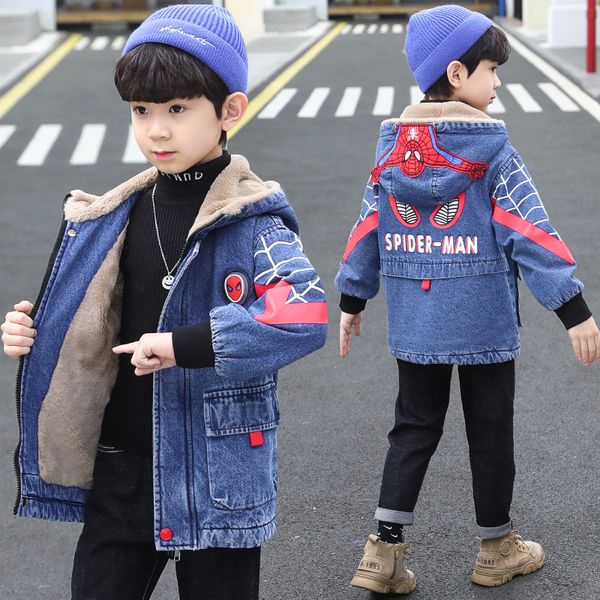 jackets children's clothing velvet thick fashion coat winter teenager boys clothes letter print casual denim warm jacket 414 y 221125, Blue;gray
jackets children's clothing velvet thick fashion coat winter teenager boys clothes letter print casual denim warm jacket 414 y 221125, Blue;gray