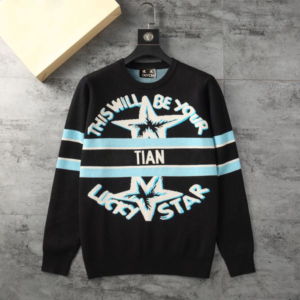 duyou round-neck sweater knitted sweater men gothic letter print pullover harajuku cotton sweaters for women 84568, White;black
duyou round-neck sweater knitted sweater men gothic letter print pullover harajuku cotton sweaters for women 84568, White;black