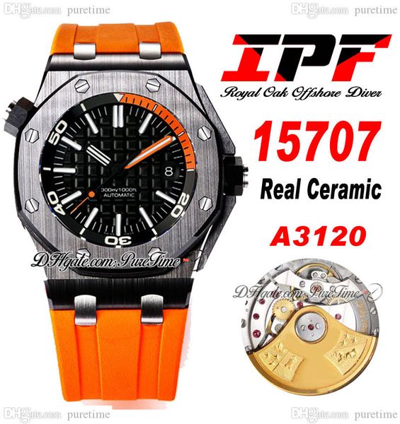 ipf 1570 ceramic case a3120 automatic mens watch 42mm black textured dial stick markers orange rubber strap super edition watches puretime b, Slivery;brown
ipf 1570 ceramic case a3120 automatic mens watch 42mm black textured dial stick markers orange rubber strap super edition watches puretime b, Slivery;brown