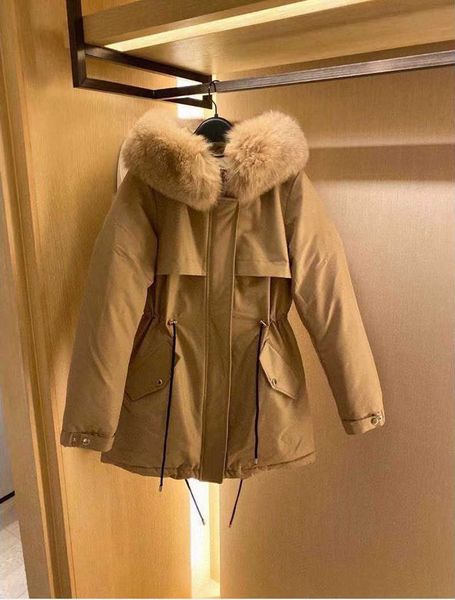 brand women's down designer design european fur collar jacket women's medium and long winter thickened jacket, Black
brand women's down designer design european fur collar jacket women's medium and long winter thickened jacket, Black