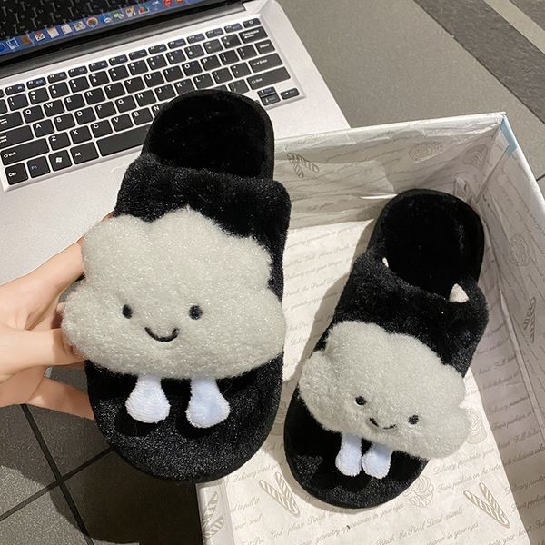 slippers winter ladies plush slippers fluffy cute clouds decorative fashion slippers comfortable warm girly wind zapatos mujer 221125, Black
slippers winter ladies plush slippers fluffy cute clouds decorative fashion slippers comfortable warm girly wind zapatos mujer 221125, Black