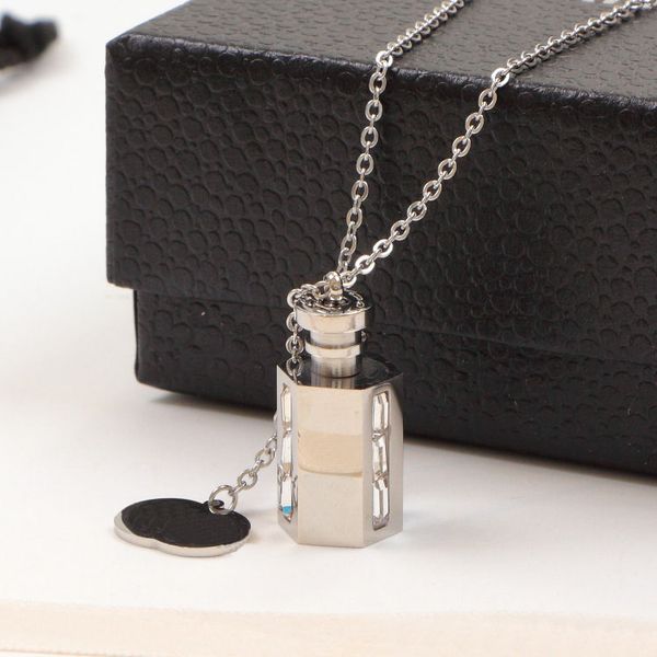 fashion classic perfume bottle necklaces pendants mother of pearl stainless steel plated 18k for women girl valentines mothers day engagemen, Silver
fashion classic perfume bottle necklaces pendants mother of pearl stainless steel plated 18k for women girl valentines mothers day engagemen, Silver