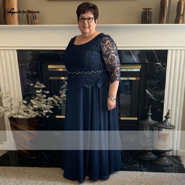 plus size navy blue mother evening party dress vintage mother of the bride robe 3/4 sleeves vestidos de noite, Black;red
plus size navy blue mother evening party dress vintage mother of the bride robe 3/4 sleeves vestidos de noite, Black;red