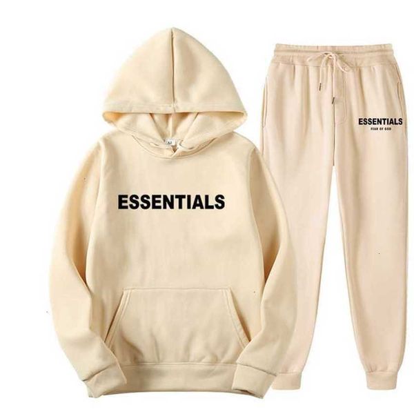 tracksuits essentials feel of god men's and women's hoodie two-piece set double thread high street new autumn winter sweater trend, Gray
tracksuits essentials feel of god men's and women's hoodie two-piece set double thread high street new autumn winter sweater trend, Gray