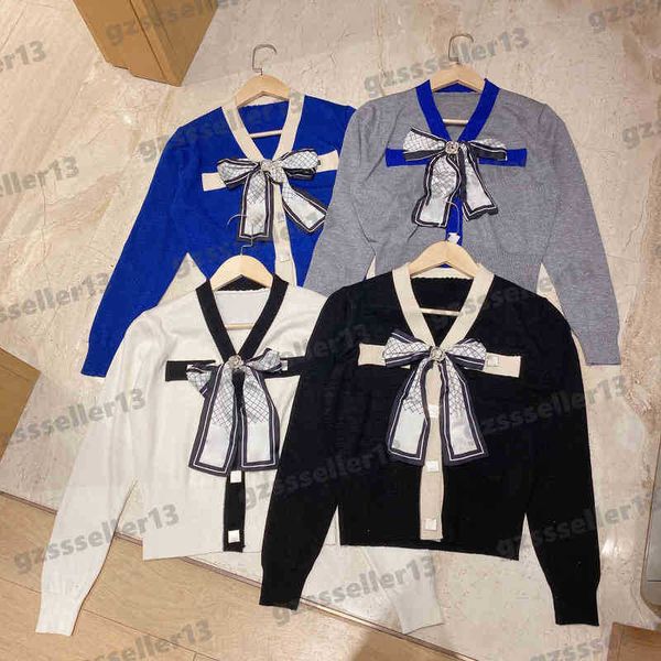 designer cardigan womens sweaters fashion brand ch v neck bow sweater classic style striped knitted cardigans sweater women clothing, White;black
designer cardigan womens sweaters fashion brand ch v neck bow sweater classic style striped knitted cardigans sweater women clothing, White;black