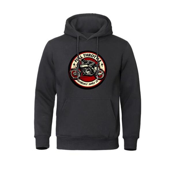 7 color men women full throttle print outdoor long sleeve hoodie casual sweatshirt pullover, Black
7 color men women full throttle print outdoor long sleeve hoodie casual sweatshirt pullover, Black