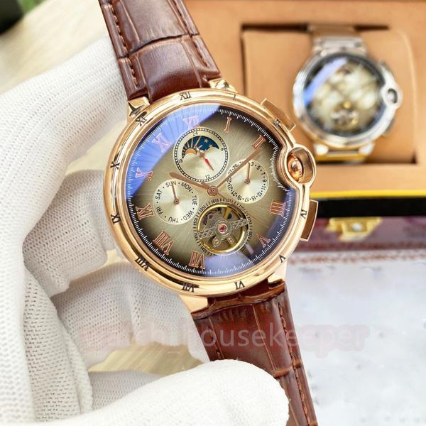 fashion noble men's watch 46mm large dial full-automatic mechanical luxury waterproof u1 multicolor leather strap watch, Slivery;brown
fashion noble men's watch 46mm large dial full-automatic mechanical luxury waterproof u1 multicolor leather strap watch, Slivery;brown