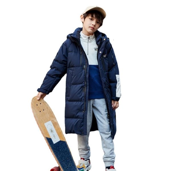 down coat winter down jacket for boys midlength fashion snowsuit children's clothing thick warm glossy letter print patchwork 414 y 22, Blue;gray
down coat winter down jacket for boys midlength fashion snowsuit children's clothing thick warm glossy letter print patchwork 414 y 22, Blue;gray