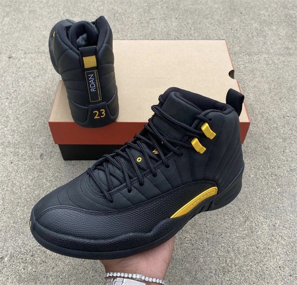 2022 retrod authentic 12 12s black taxi basketball shoes xii sports sneakers ct8013-071 outdoor trainers mens gold with original box
2022 retrod authentic 12 12s black taxi basketball shoes xii sports sneakers ct8013-071 outdoor trainers mens gold with original box