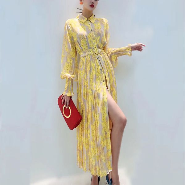 pleated dress spring and summer new european fashion ladies' temperament print shows thin temperament s l xl, White;black
pleated dress spring and summer new european fashion ladies' temperament print shows thin temperament s l xl, White;black