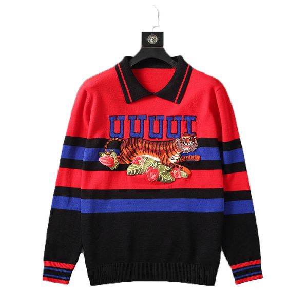 mens designer sweaters retro classic lapel neck black luxury pullover senior embroidery knitwear man clothing winter warm clothes -xxxl, White;black
mens designer sweaters retro classic lapel neck black luxury pullover senior embroidery knitwear man clothing winter warm clothes -xxxl, White;black