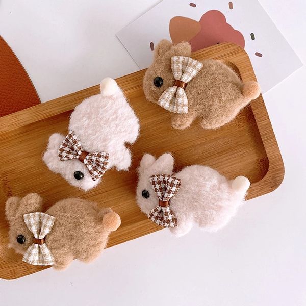 2022 new korean cute children's cartoon plush rabbit bow duckbill clip fashion sweet girl princess hairpins hair accessories, Slivery;white
2022 new korean cute children's cartoon plush rabbit bow duckbill clip fashion sweet girl princess hairpins hair accessories, Slivery;white