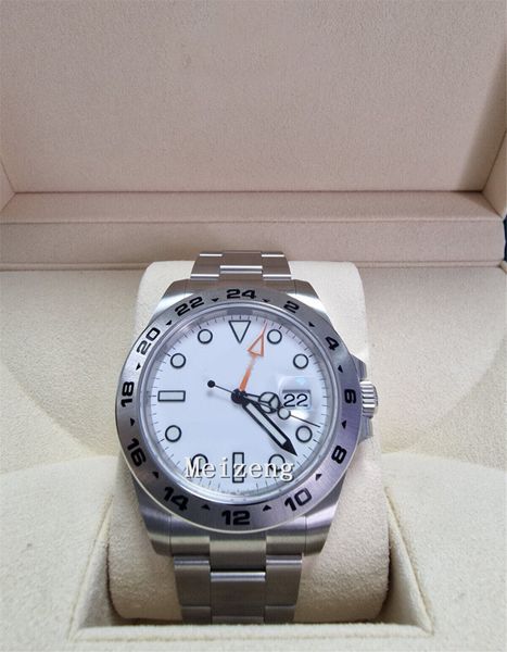 luxury wristwatch 42mm explorer ii gmt 216570 stainless steel men's automatic watch, Slivery;brown
luxury wristwatch 42mm explorer ii gmt 216570 stainless steel men's automatic watch, Slivery;brown
