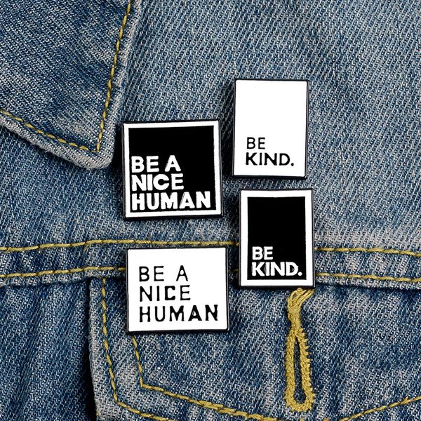 be a nice human cute small funny enamel brooches pins for women christmas demin shirt decor brooch pin metal kawaii badge fashion jewelry, Blue
be a nice human cute small funny enamel brooches pins for women christmas demin shirt decor brooch pin metal kawaii badge fashion jewelry, Blue