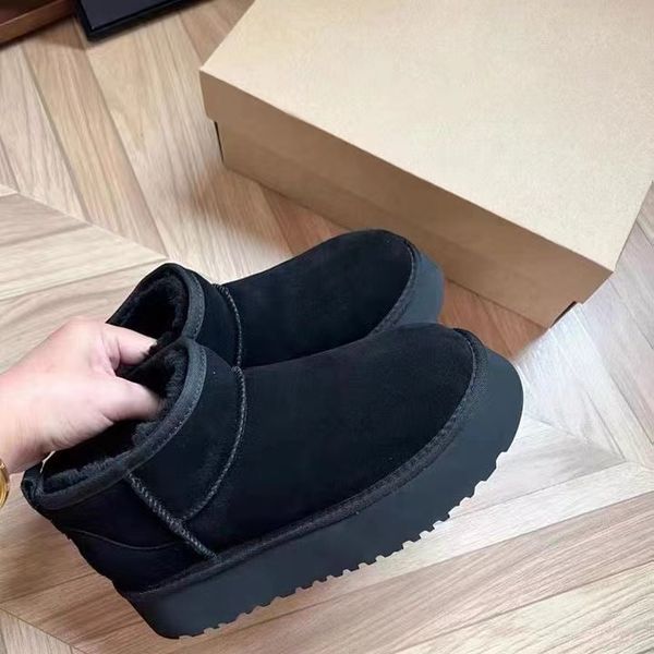 ultra mattesuede snow boots ob56 sheepskin winterboot wool blend comfort winter ankle booties, Black
ultra mattesuede snow boots ob56 sheepskin winterboot wool blend comfort winter ankle booties, Black