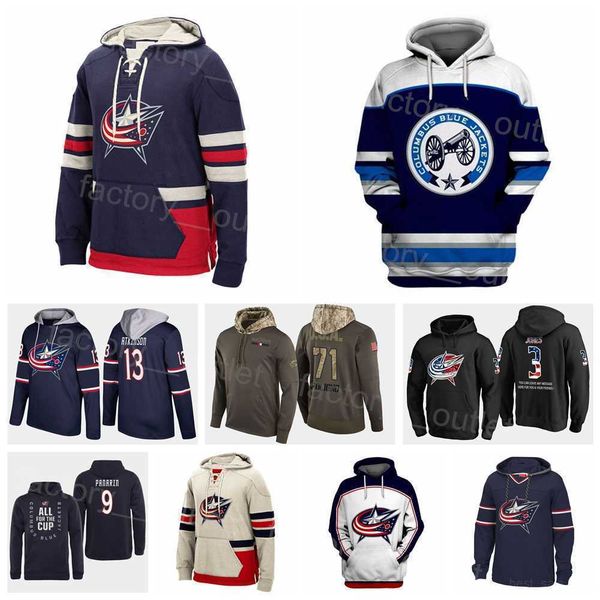 columbus hockey blue jackets 50 eric robinson hoody jersey jackets 4 vladislav gavrikov hoodies 5 david jiricek hooded denton mateychuk', Red